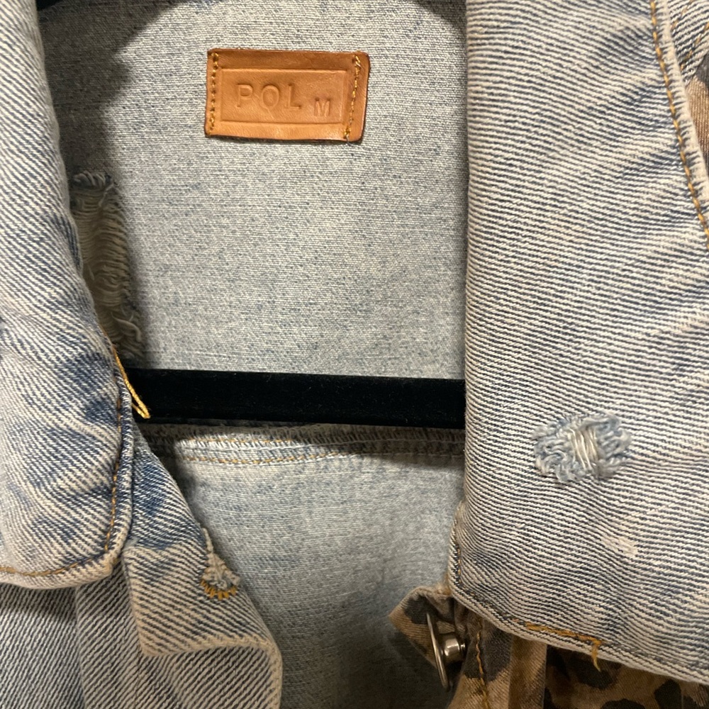 Two tones Jean jacket - Picture 3 of 4
